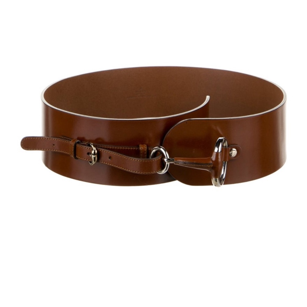 Gucci Horsebit Accent Wide Belt